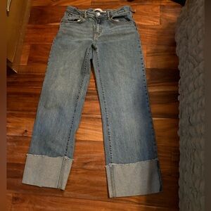 Levi’s Wide Leg Jeans | Women’s Size 16 | Cuffed Hem